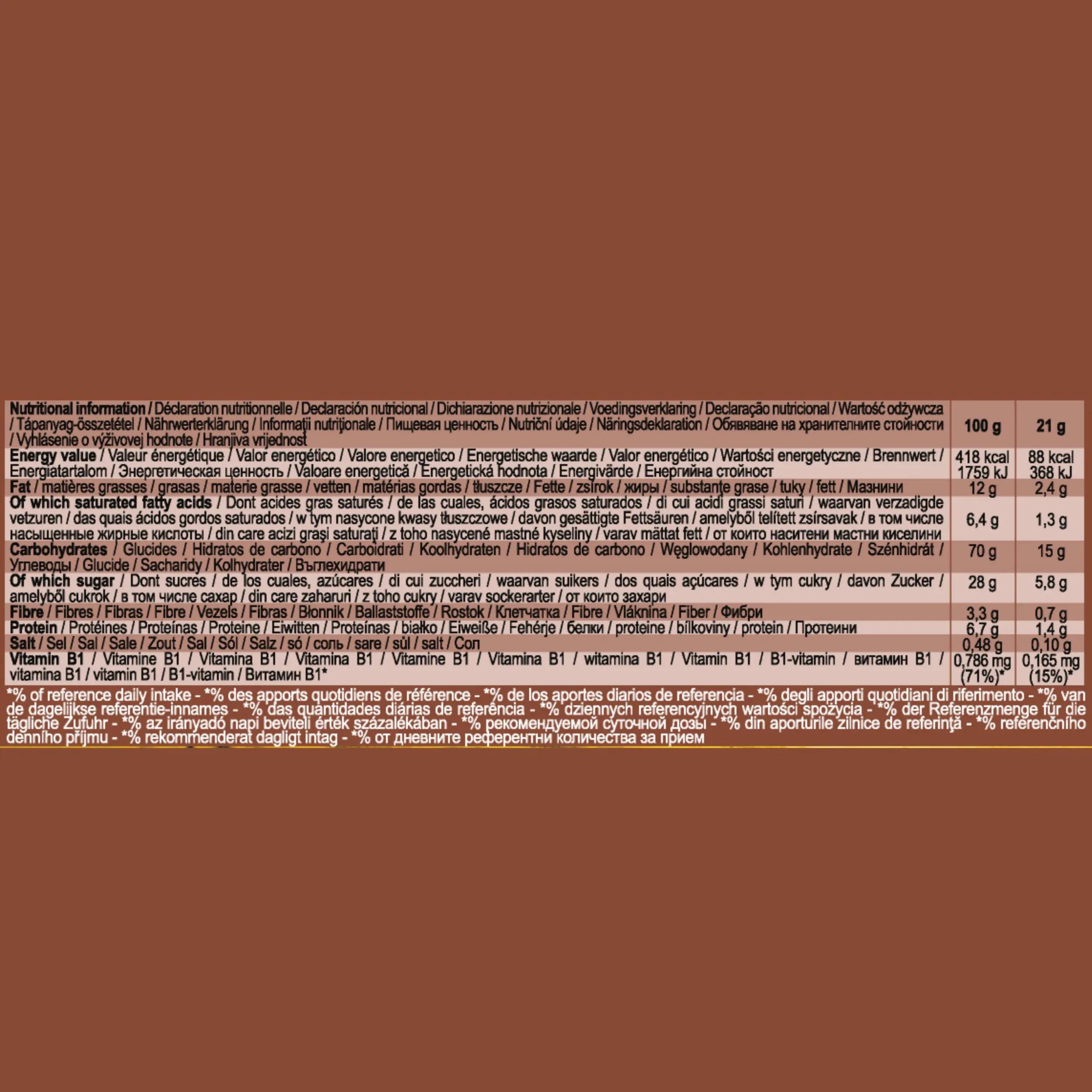 CLAK cereal bars - Natural 6 x 21g 4/9