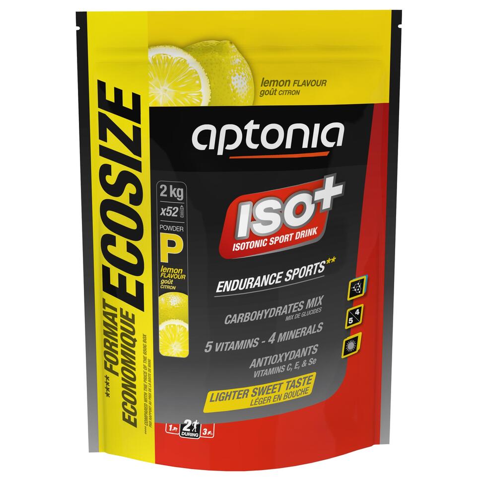 Iso+ Isotonic Drink Powder 2 kg Lemon APTONIA Decathlon