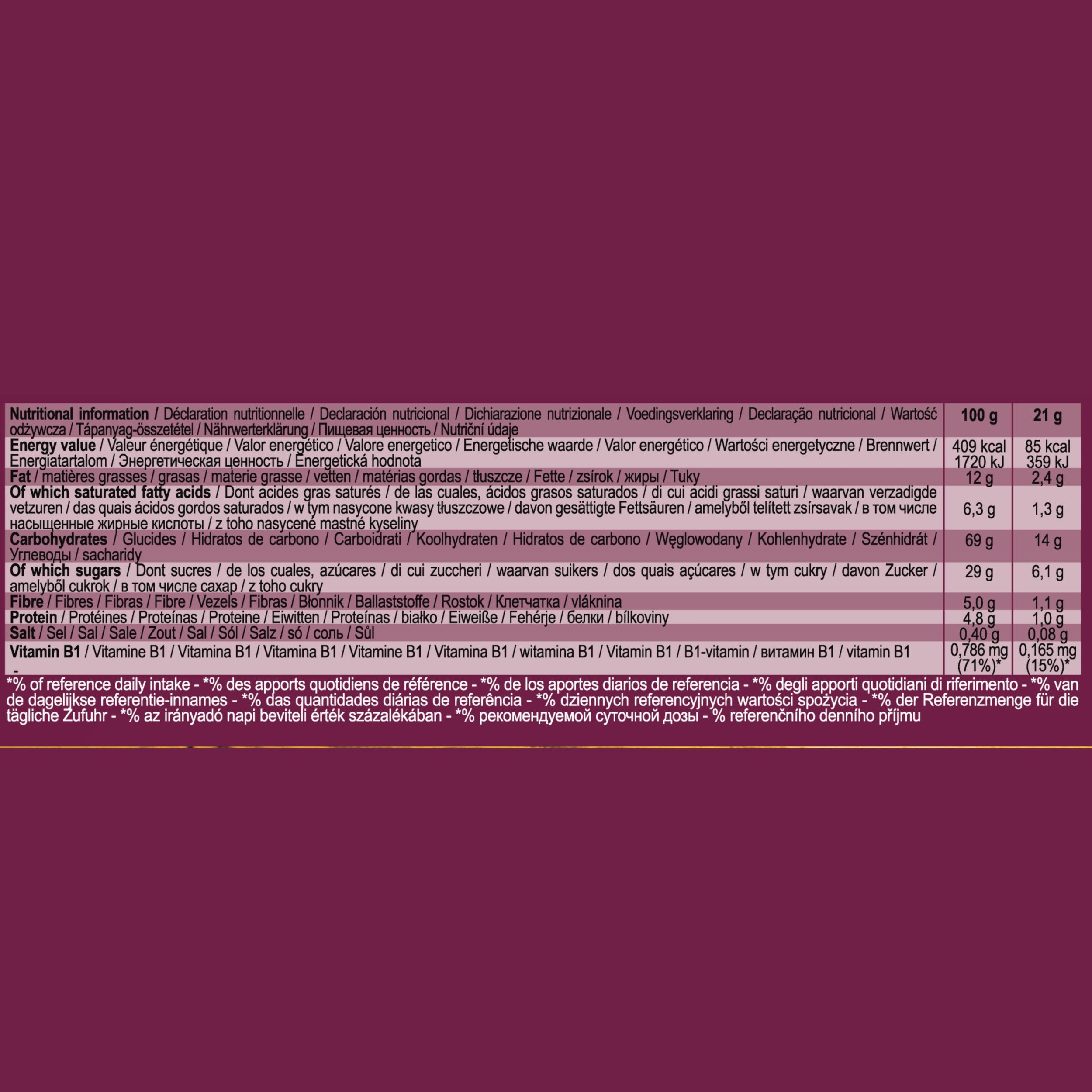 CLAK cereal bars - mixed berries and chocolate 6 x 21g 4/9