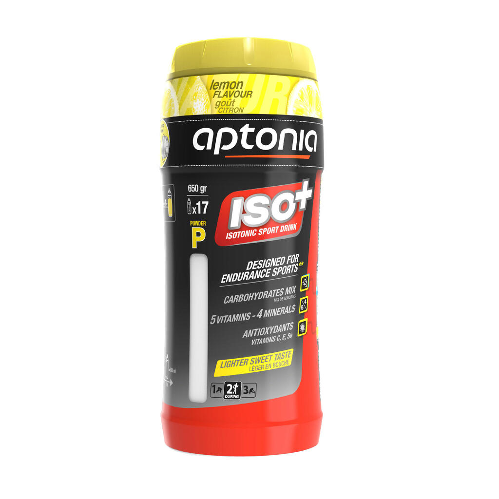 Iso+ isotonic drink powder 650 g - lemon
