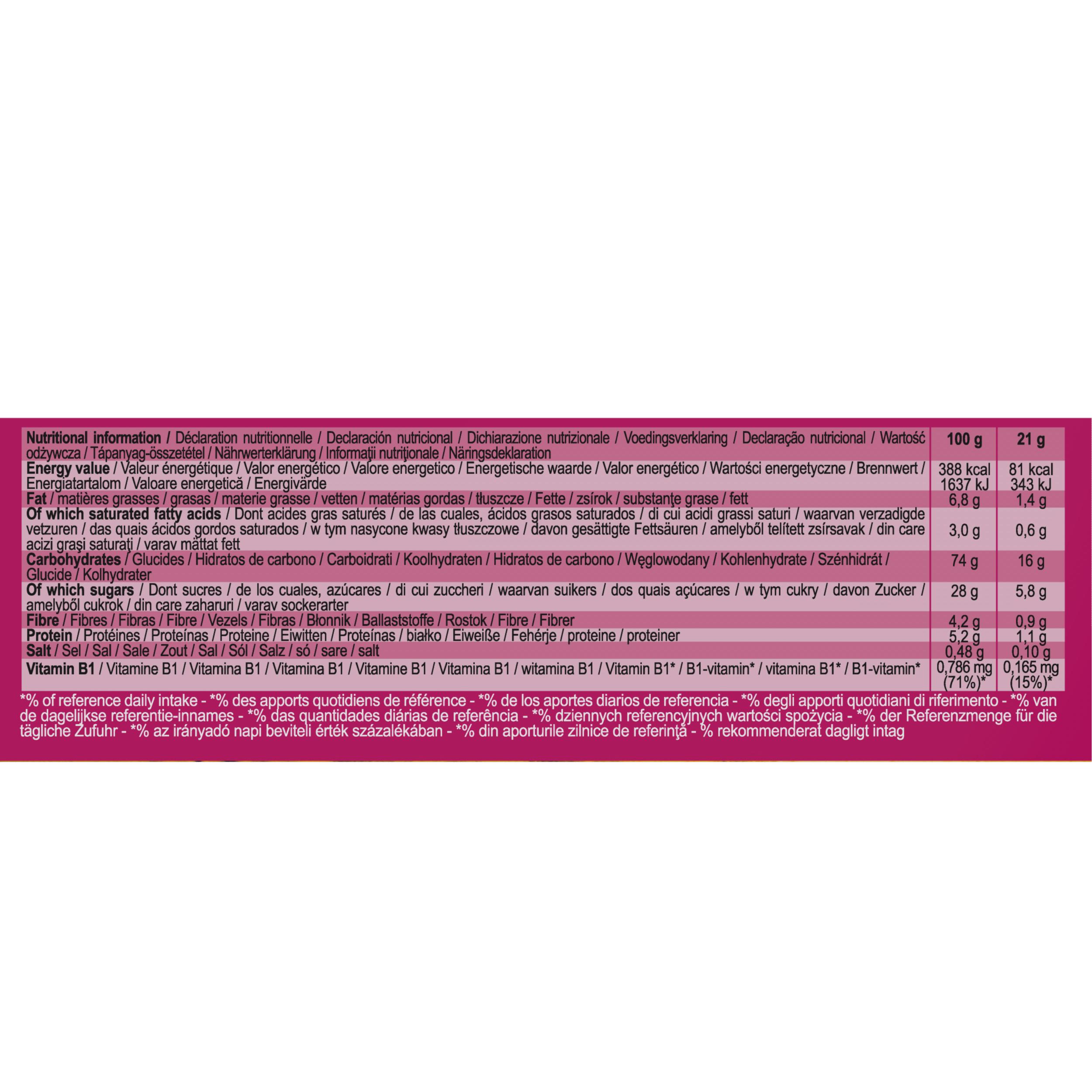 CLAK cereal bars - Mixed Berry 6 x 21g 4/9