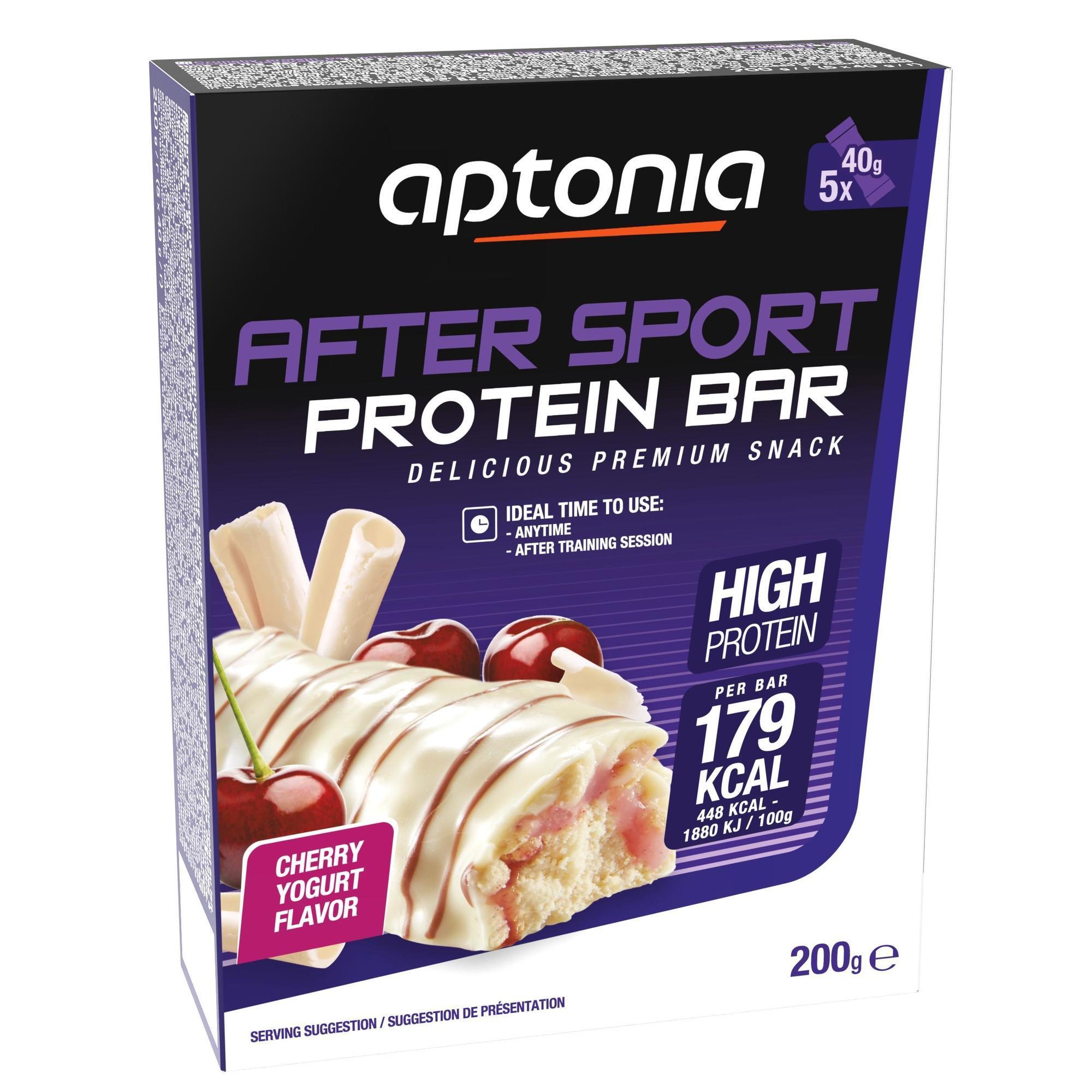 Aptonia Eiwitreep After Sport Kersyoghurt 5X40 aptonia kopen in de aanbieding