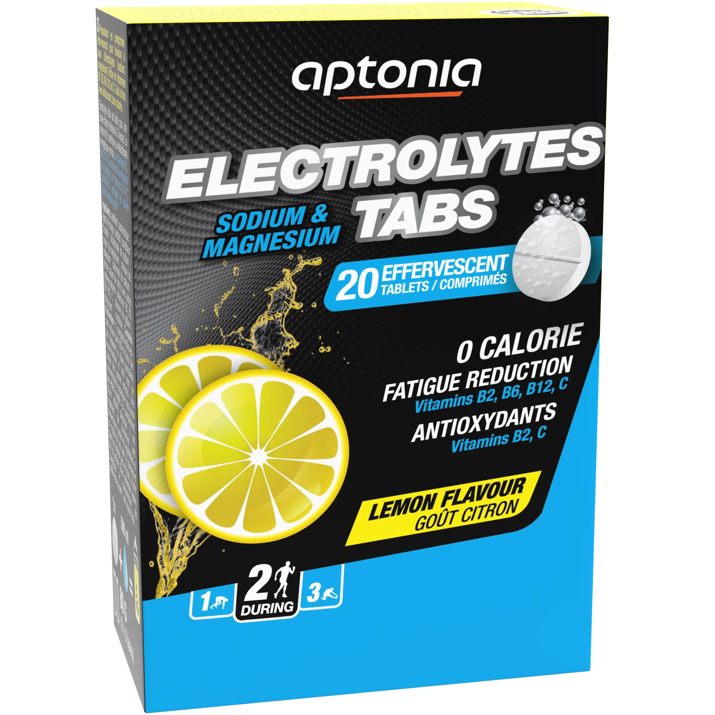 Bebida Electrolitos Triatlón Aptonia 0 Calorías Tabletas Limón 20 X 4 G