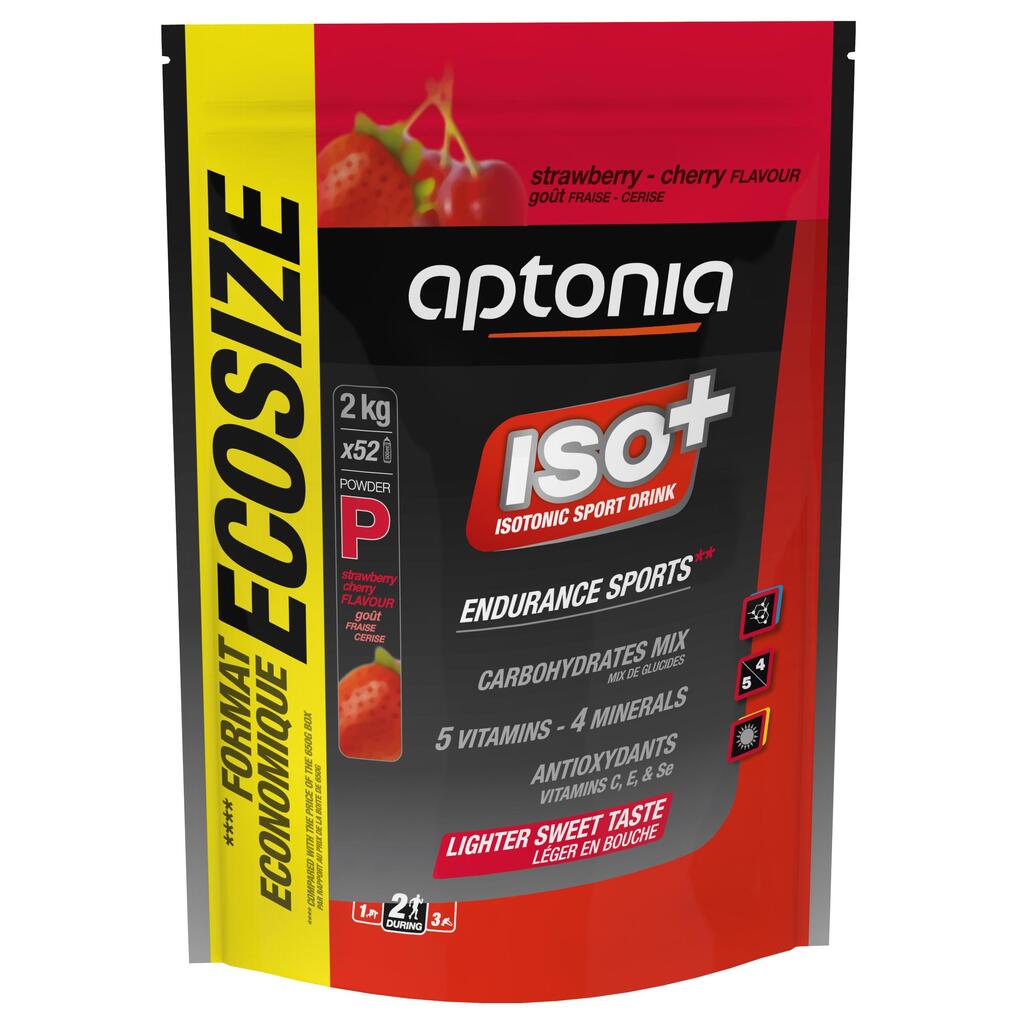 Iso+ isotonic drink powder 2kg - strawb. cherry