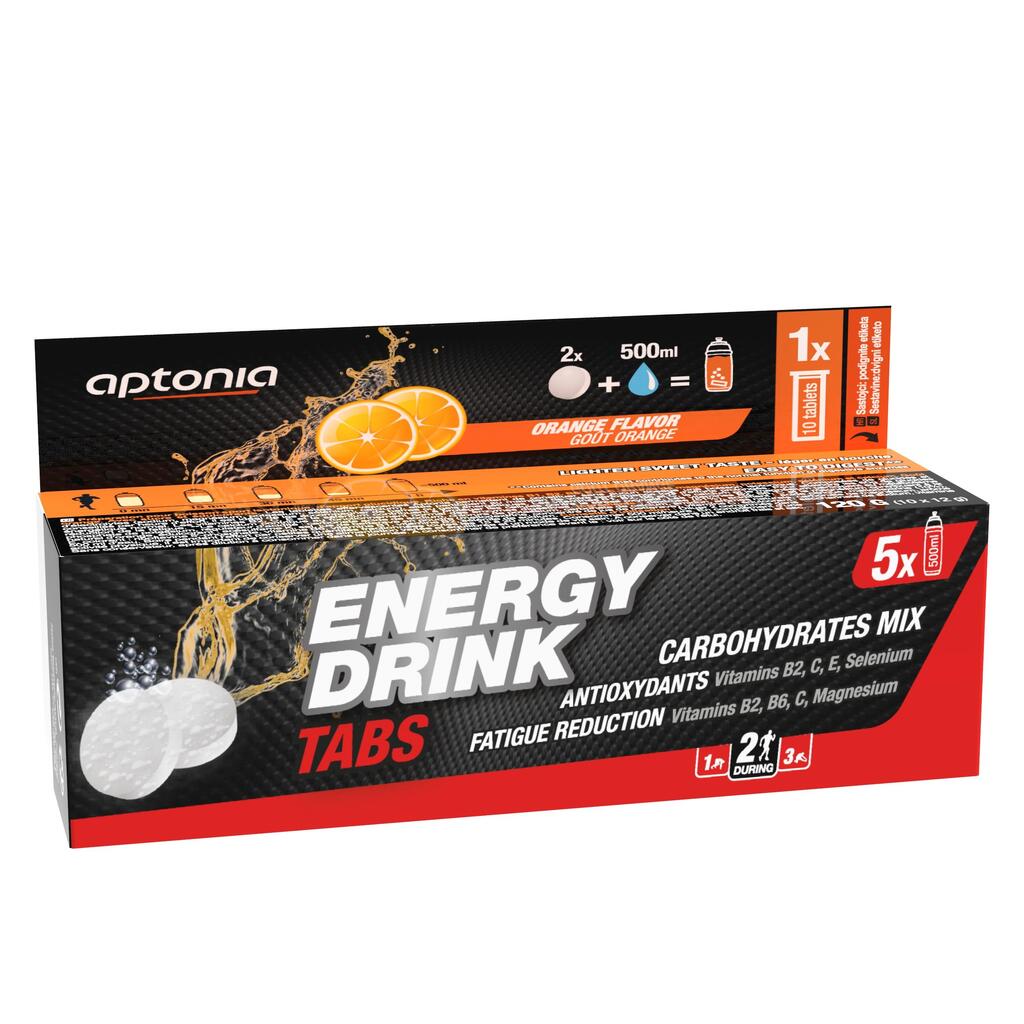 ИЗОТОНИЧНА НАПИТКА НА ТАБЛЕТКИ ENERGY DRINK, 10Х12 Г, ПОРТОКАЛ