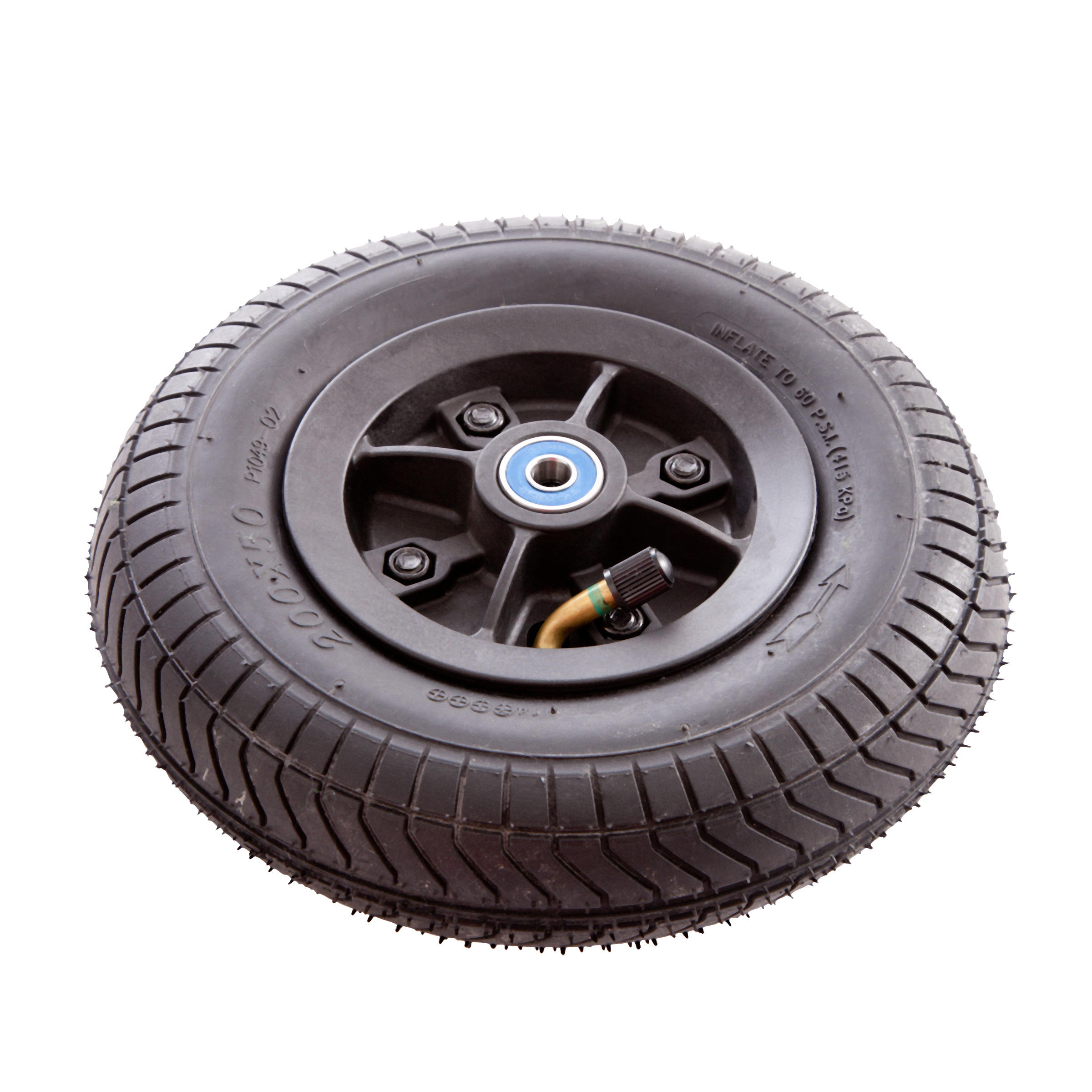 Roda de trotineta mf dirt 200mm preto oxelo