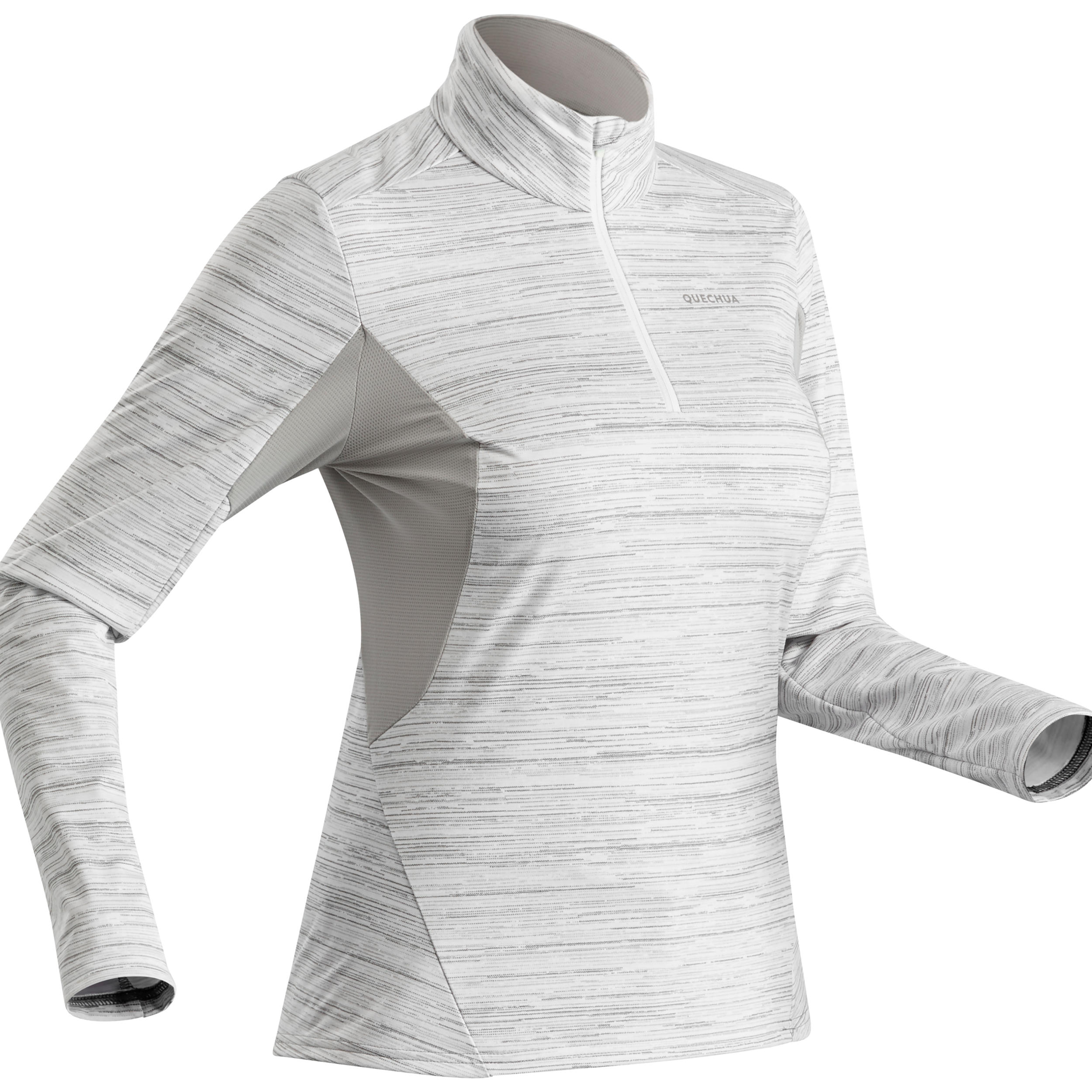 Quechua Dames T Shirt Met Lange Mouwen Voor Wandelen In De Sneeuw Sh500 Warm quechua kopen in de aanbieding