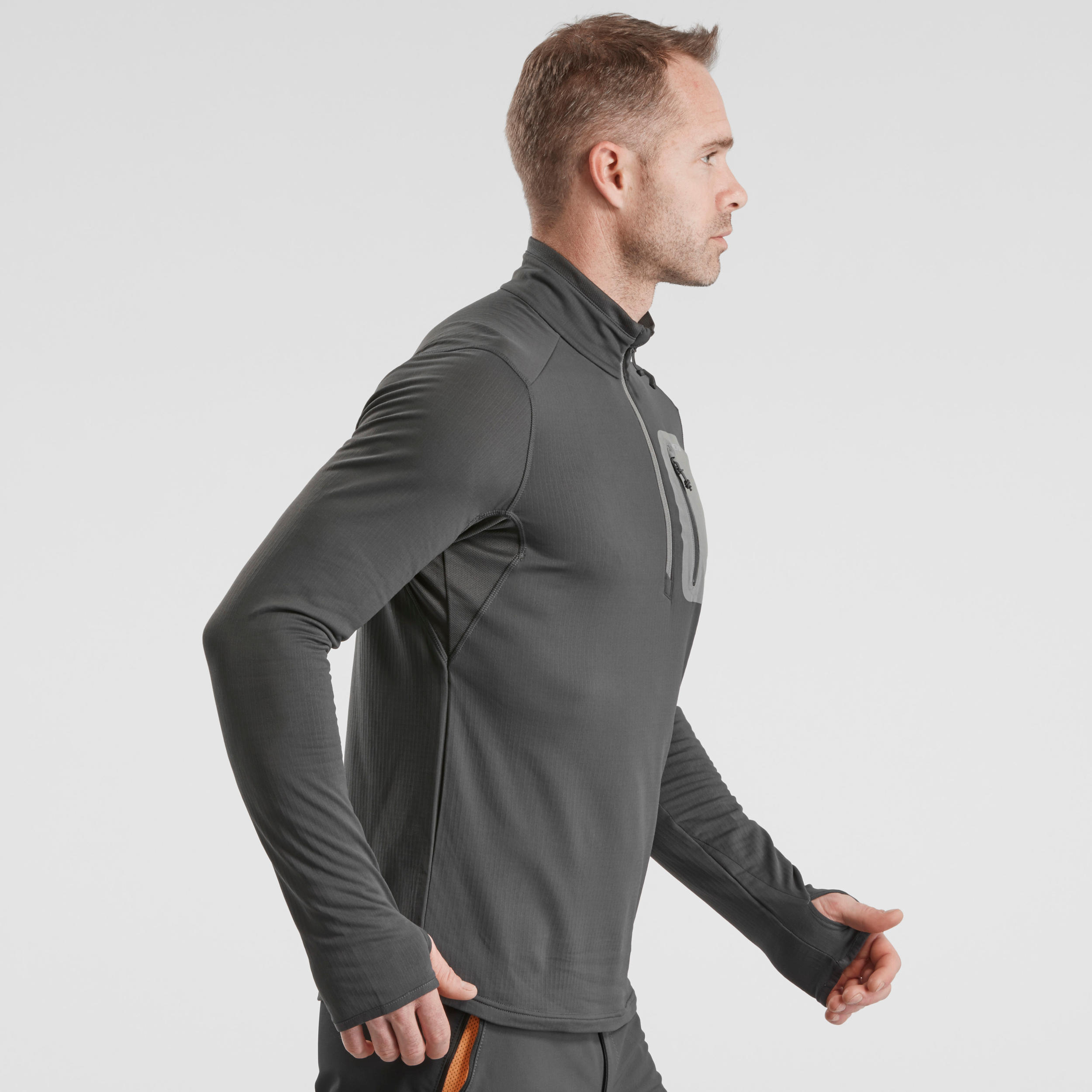 snow hiking long sleeve SH500 warm 