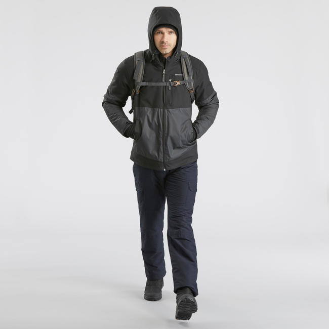 Men’s Warm Waterproof Snow Hiking Jacket - SH100 X-WARM.