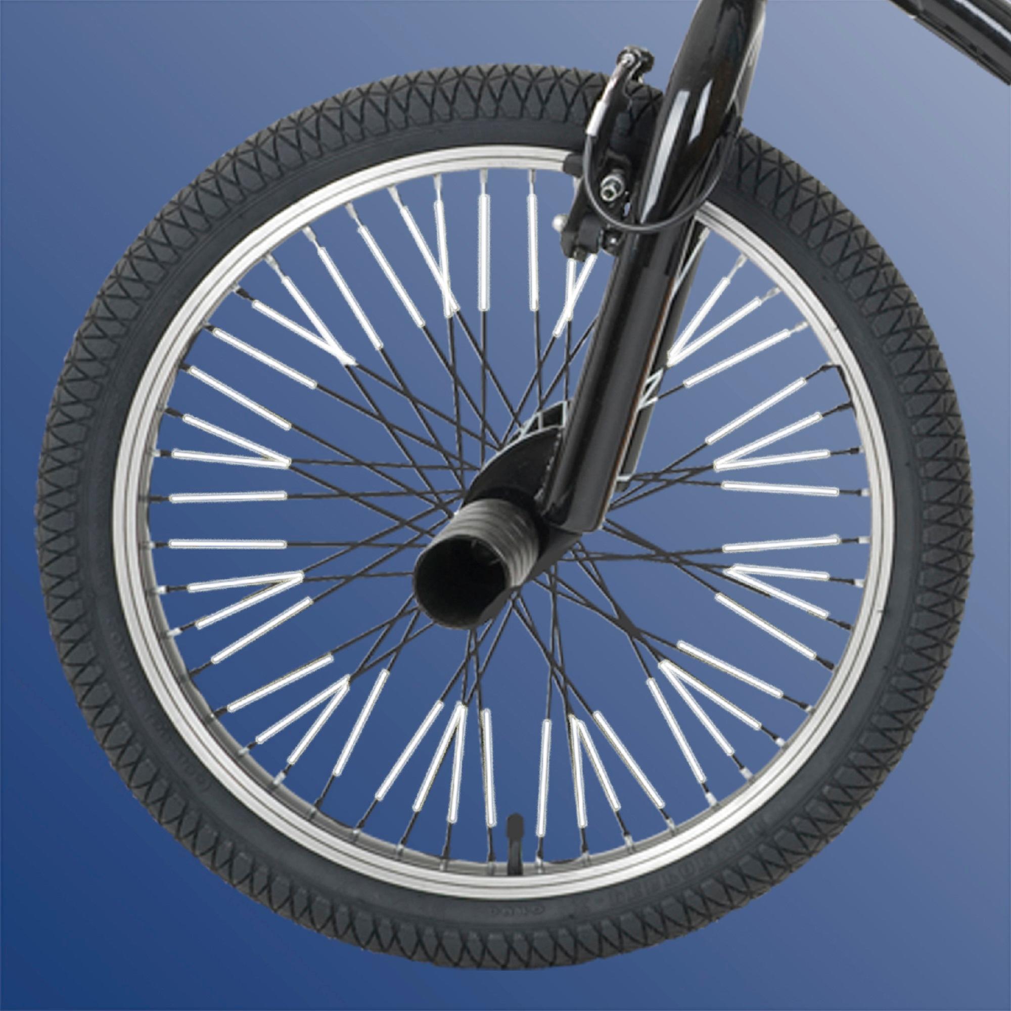 Speichenreflektoren Speichenstäbe 3M Scotchlite 36 Stück silber 3/4