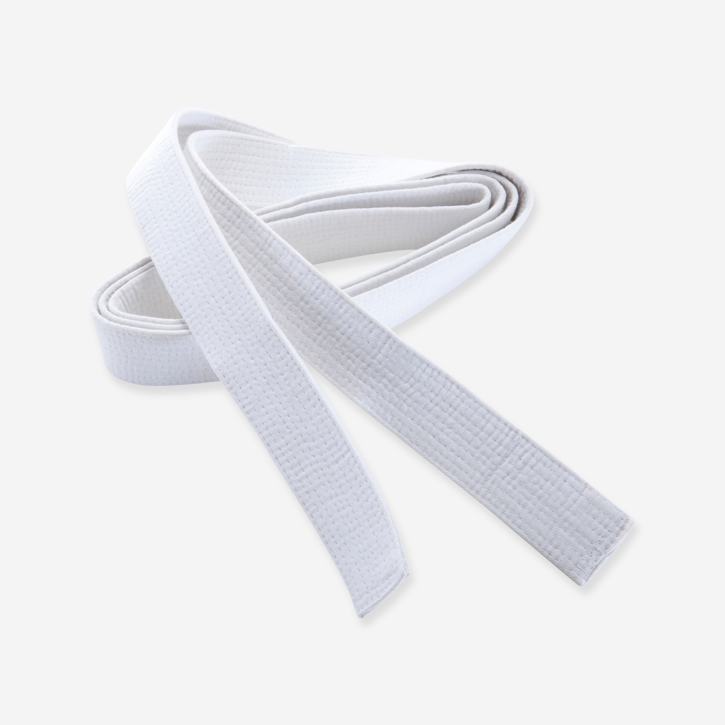 Ceinture piquee 2,5m blanche - Judo - Outshock- Clubs - Entreprises - Collectivités - Associations