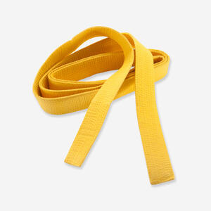Cinturón artes marciales junior Outshock 2,5 m amarillo