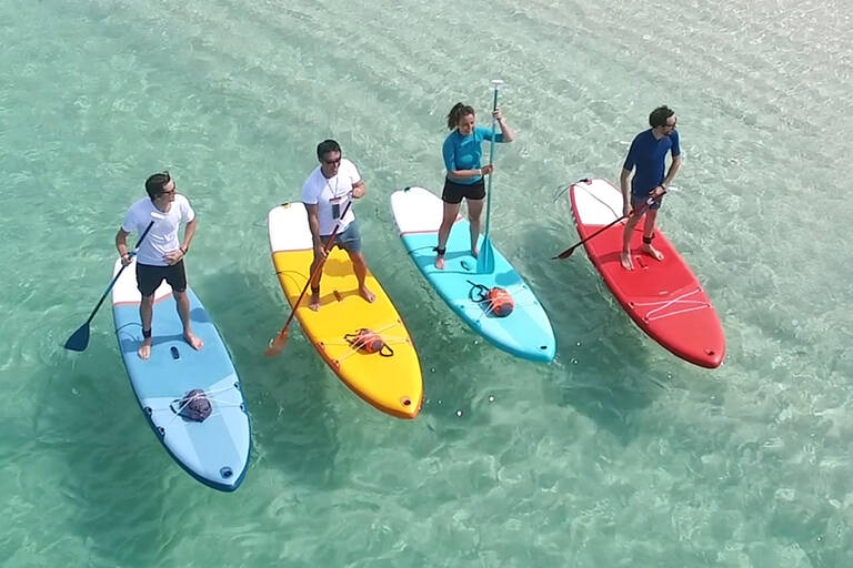 Papan Dayung Berdiri Tiup Pemula Untuk Tur ukuran 10 Kaki - Hijau