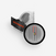 BOUSSOLE POUCE GAUCHE POUR COURSE D&#039;ORIENTATION RACER 900 NOIR