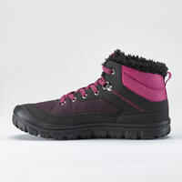 Kids’ Warm, Waterproof Lace-up Hiking Boots SH100 Warm Size 1 - 5.5