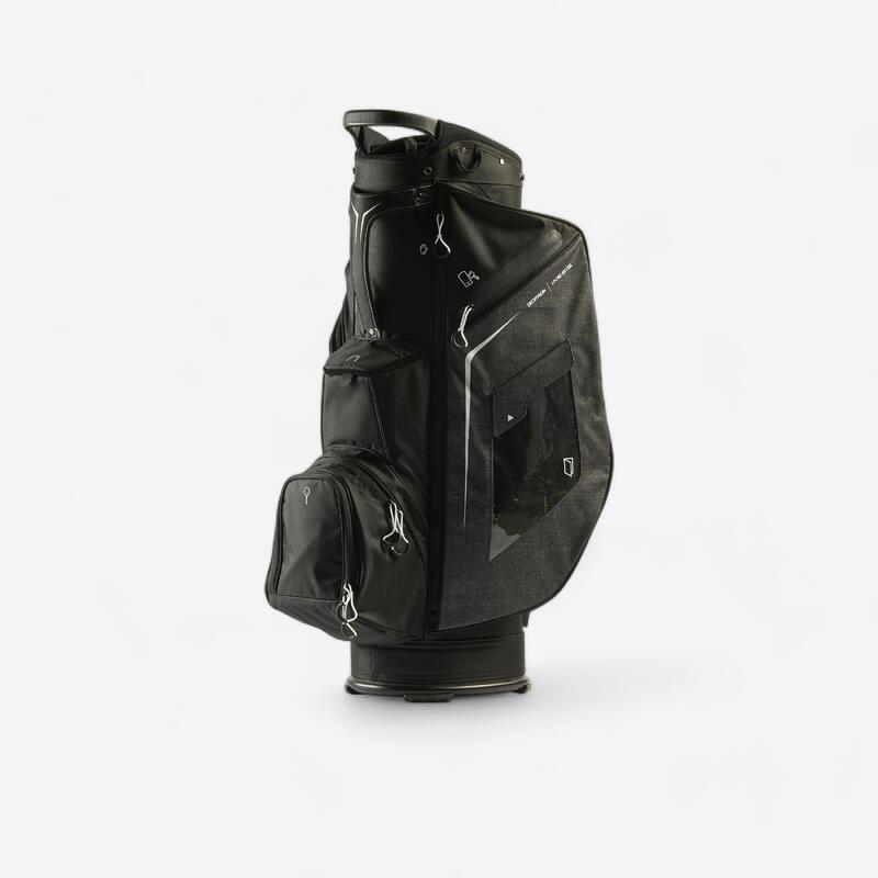 GOLF TROLLEY BAG BLACK Decathlon