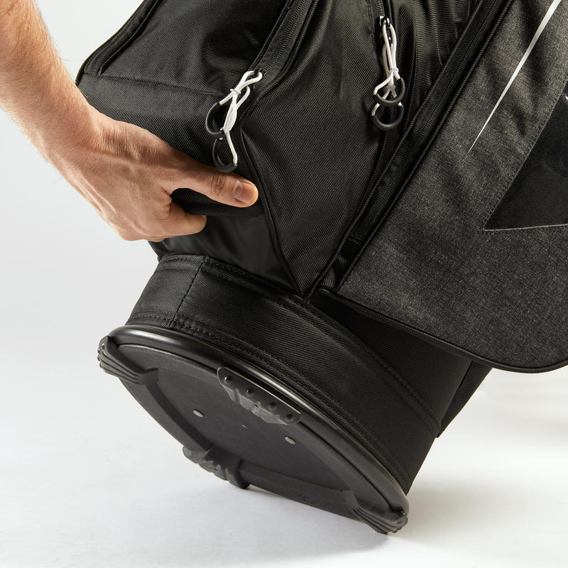 GOLF TROLLEY BAG BLACK Decathlon