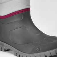 מגפיים חמים ועמידים במים לנשים להליכה בשלג SH100 Warm - גובה אמצע