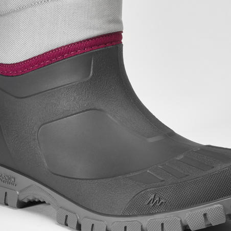 Жіночі чоботи SH100 Warm для зимового туризму - Сірі