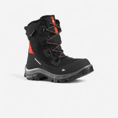 Botas de nieve y apreski impermeables Niños 30-38 Quechua SH500 Warm azul