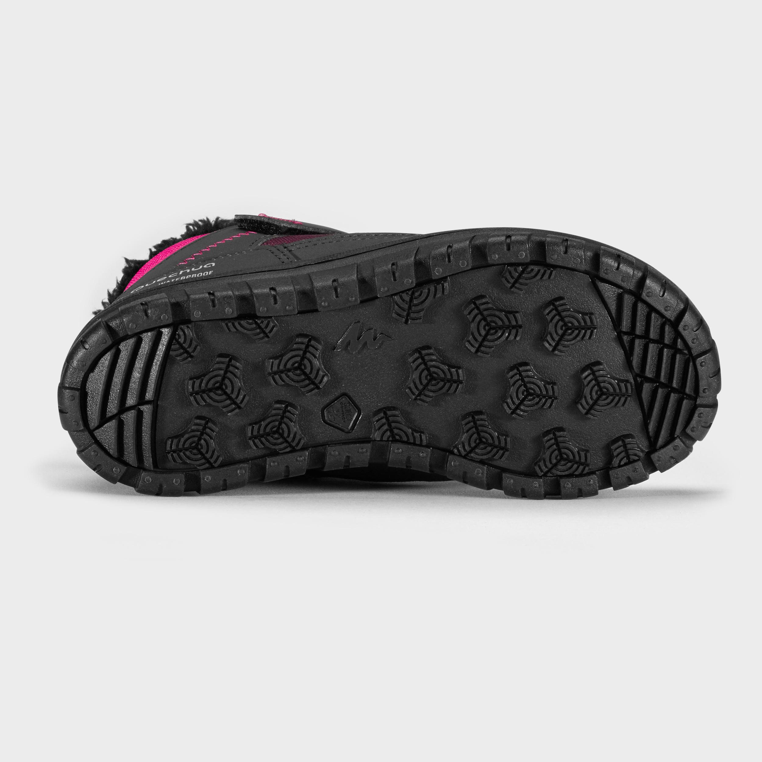 Bottes d'hiver  enfant - SH 100 noir/rose - QUECHUA
