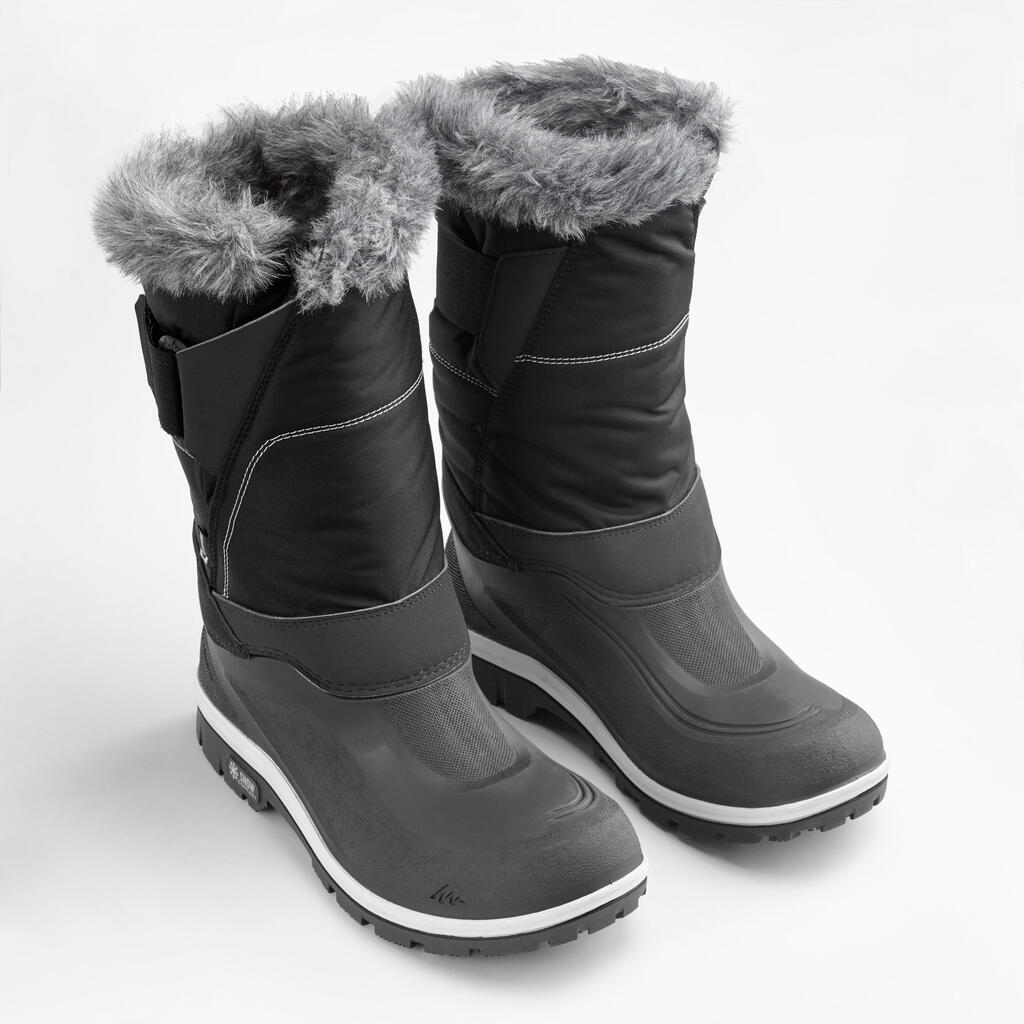 Women's Warm Waterproof High Snow Boots SH500 X-Warm