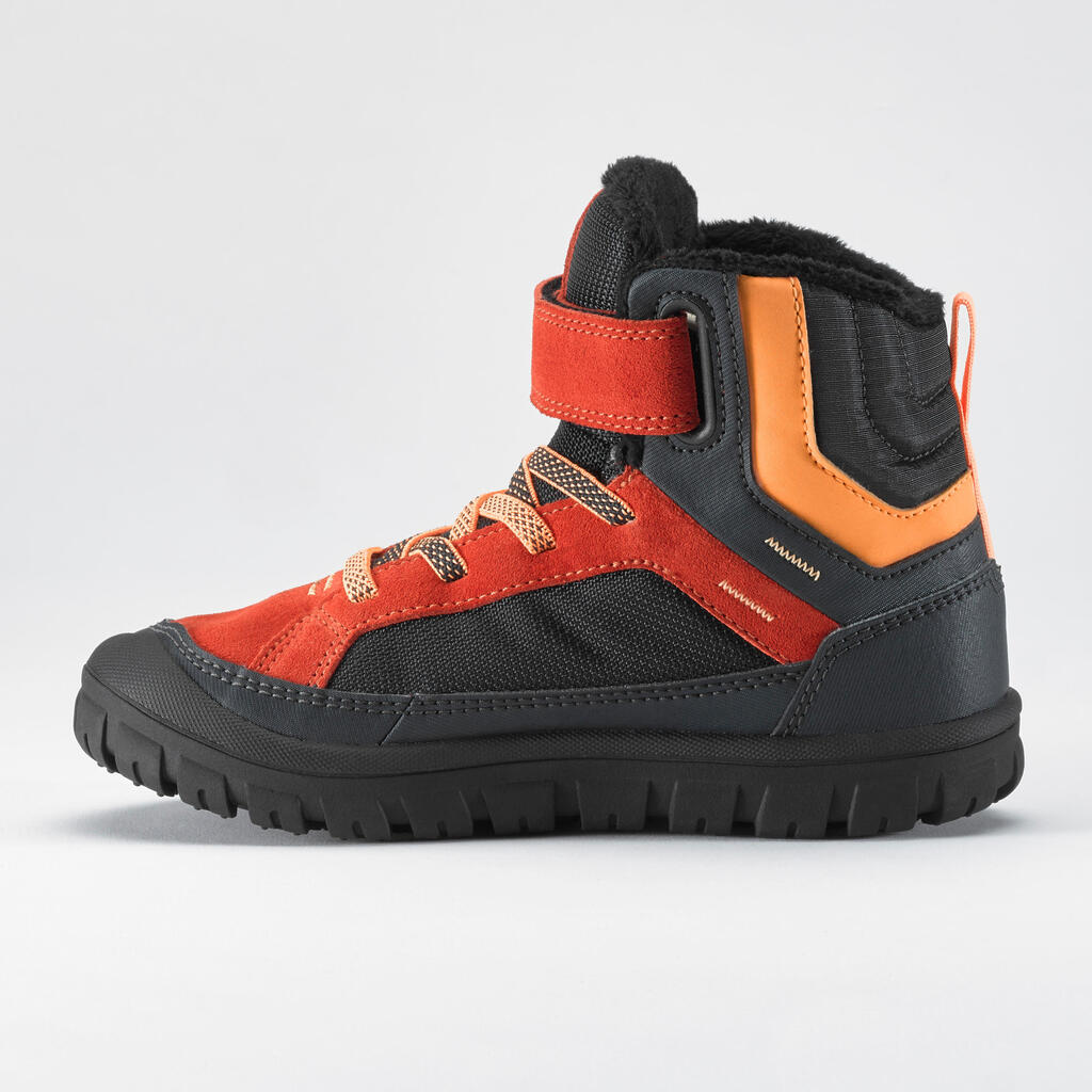 Wanderschuhe Kinder Gr. 28–32 Klett warm wasserdicht Winterwandern - SH500