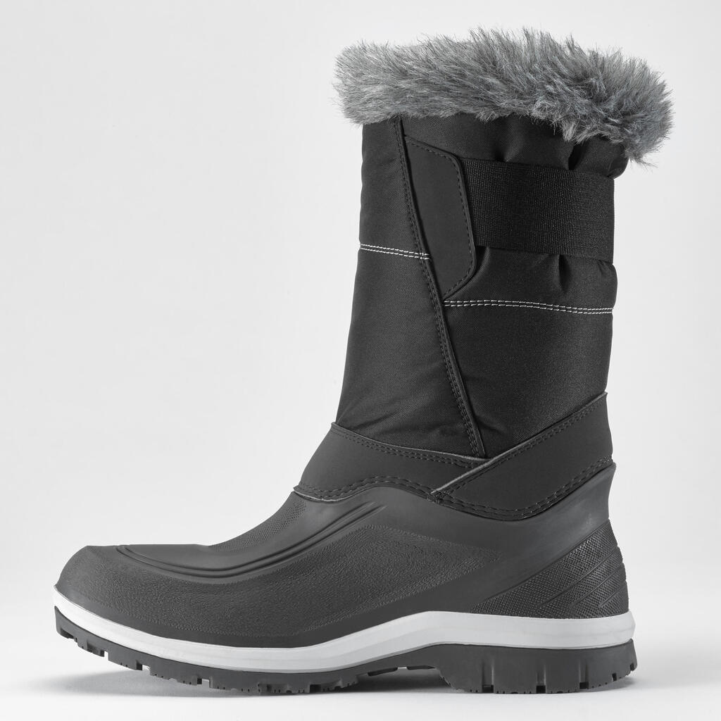 Women's Warm Waterproof High Snow Boots SH500 X-Warm