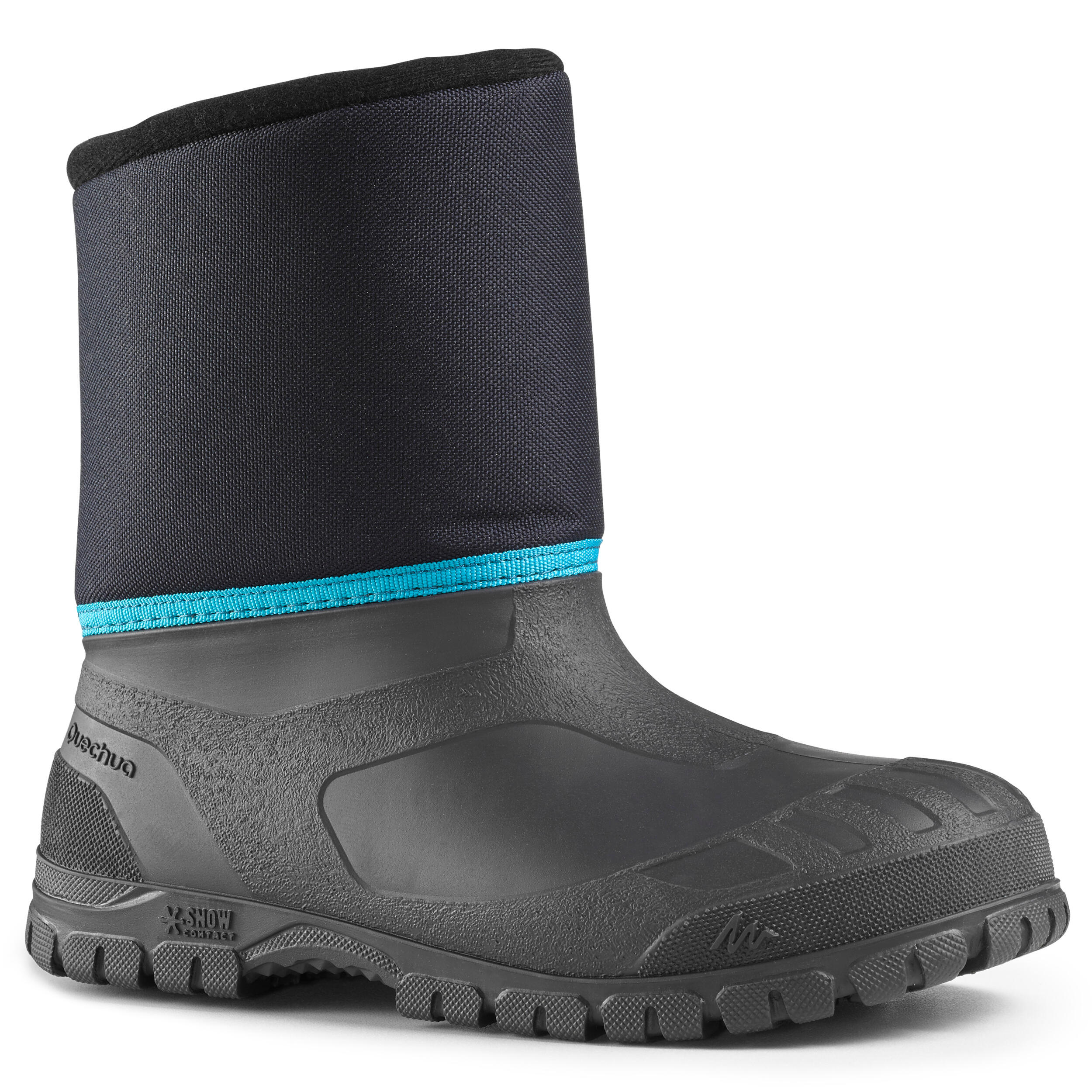 KIDS' WARM AND WATERPROOF SNOW BOOTS 