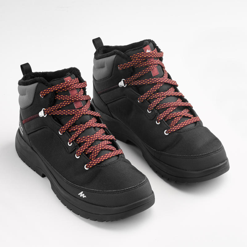 Menâs Warm and Waterproof Hiking Boots - SH100 ULTRA-WARM - Decathlon