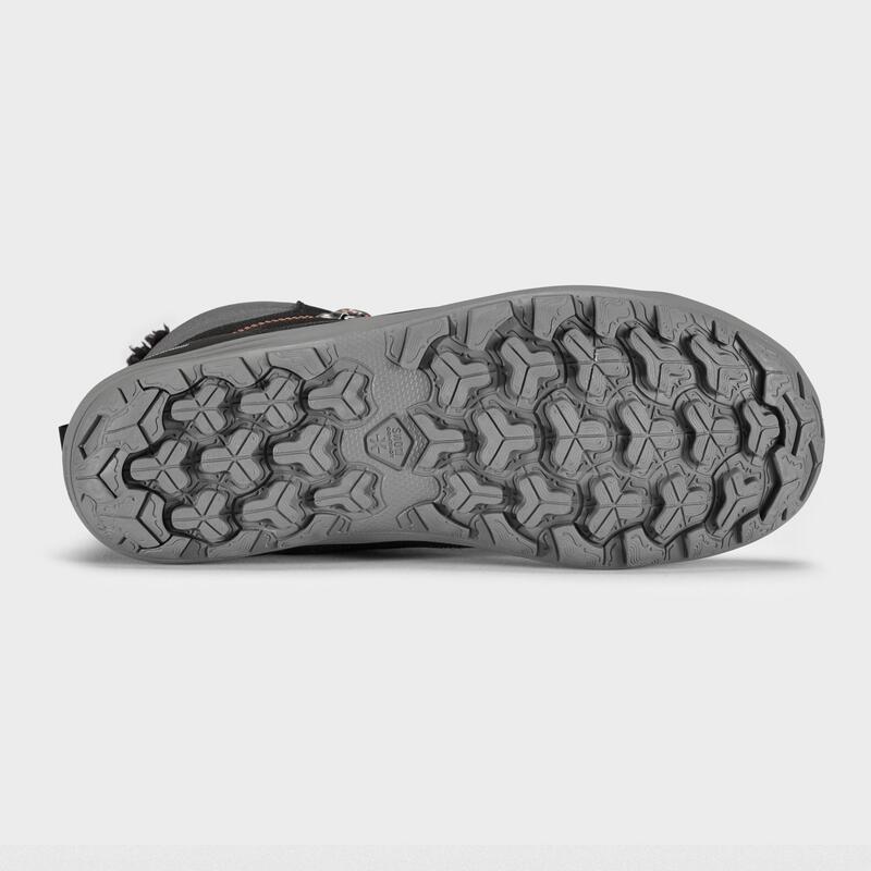 Zapatillas cálidas impermeables de senderismo - SH100 MID - Mujer