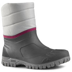 Women's Warm Snow Hiking Boots SH100 - Grey