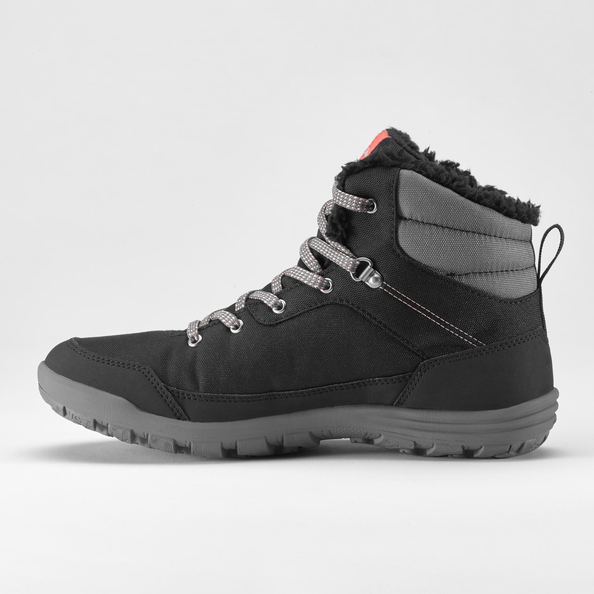 Botas de caminhada tempo frio/neve impermeáveis - SH100 WARM - Mulher  QUECHUA - Decathlon