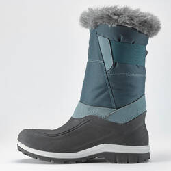 Women's Warm Waterproof High Snow Boots SH500 X-Warm