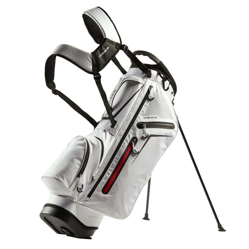 INESIS Golf Light Stand Bag White Decathlon