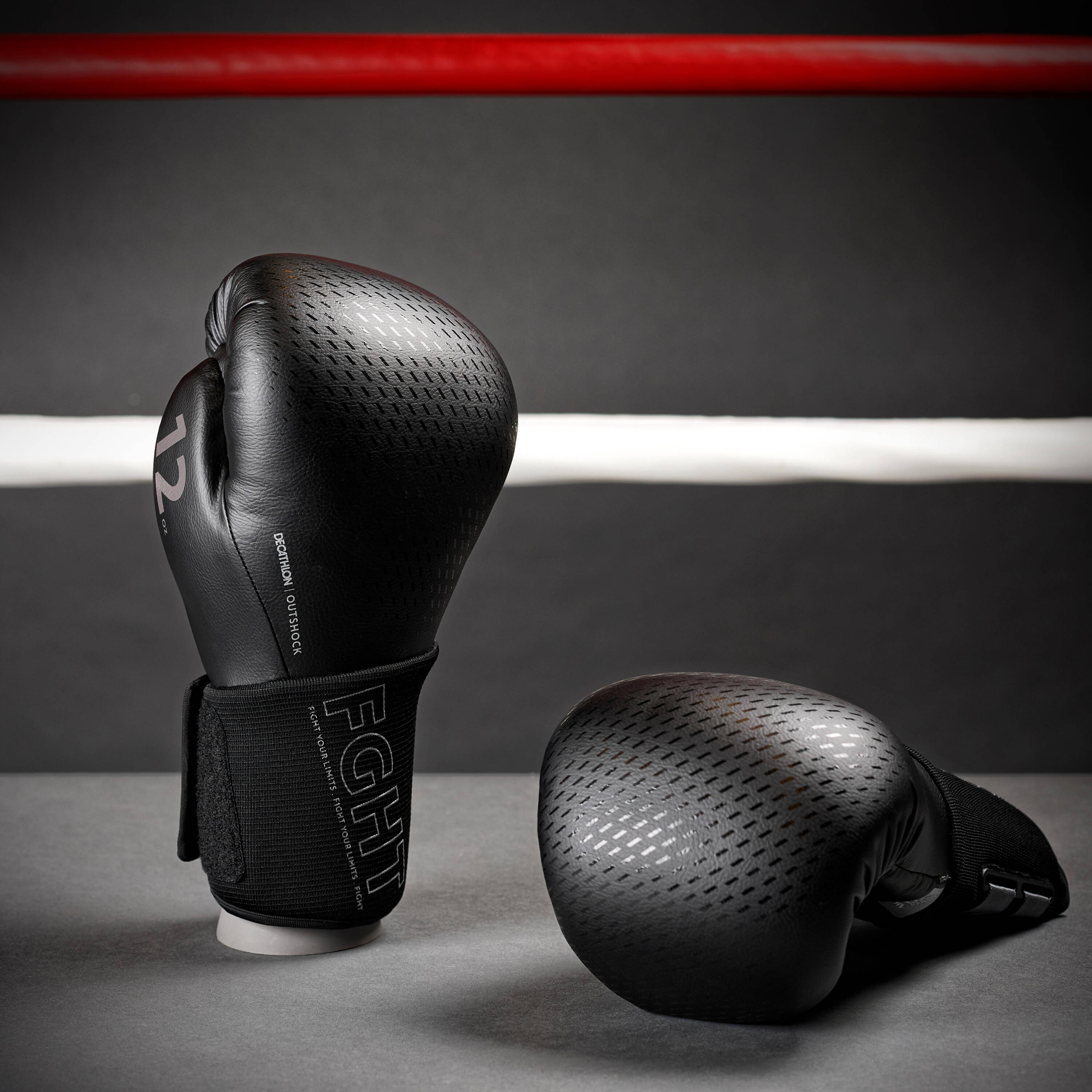 Adult Sparring Boxing Gloves 900 Black -  5