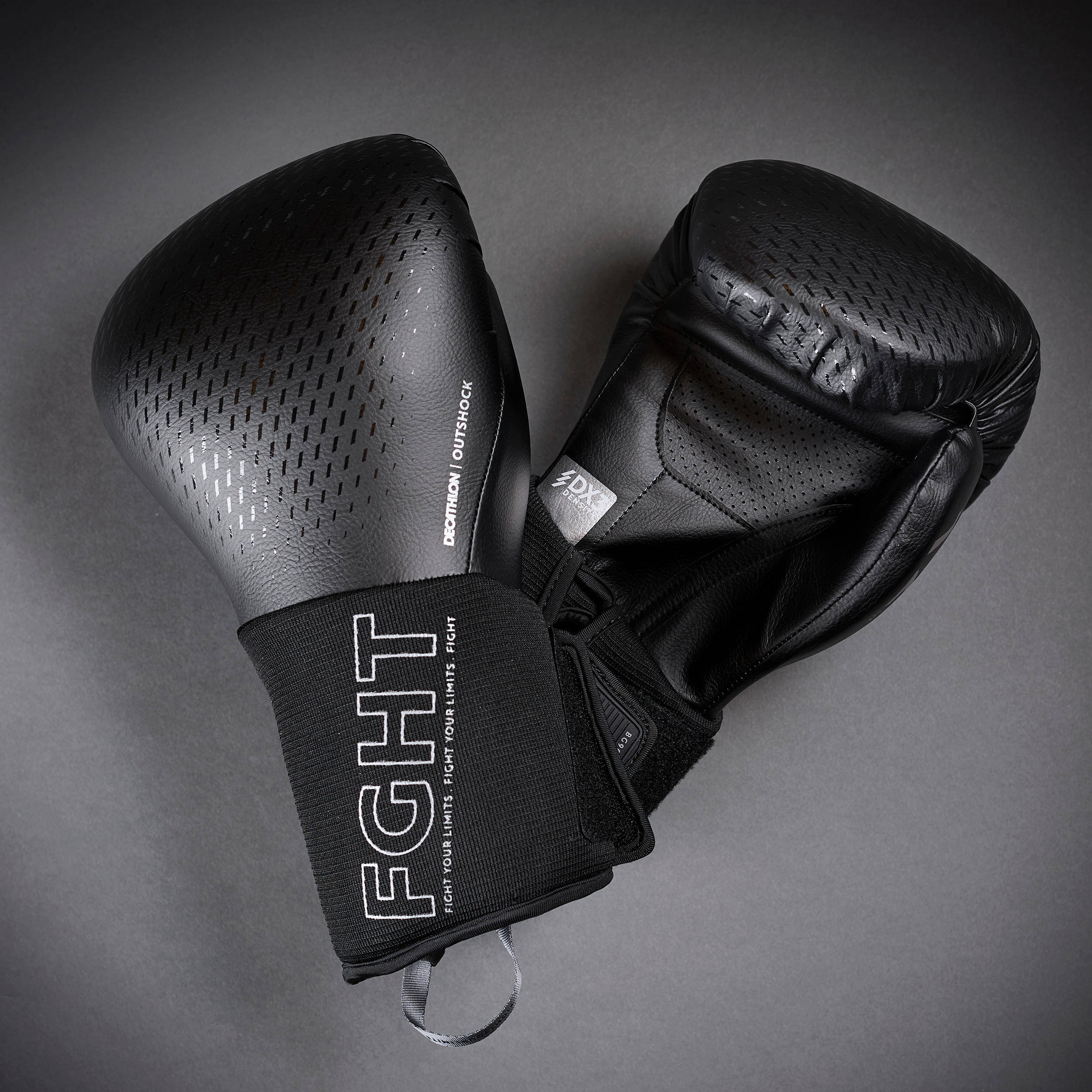 Adult Sparring Boxing Gloves 900 Black -  4