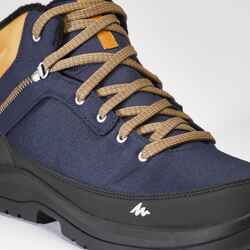 Men’s warm and waterproof hiking boots - SH100 Mid-height