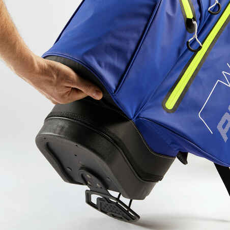 WATERPROOF GOLF STAND BAG - BLUE/YELLOW