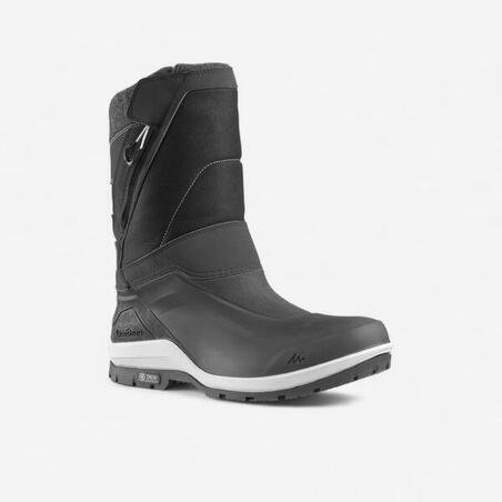 Bottes  de neige chaudes imperméables de randonnée - SH500 X-WARM -  zip homme.