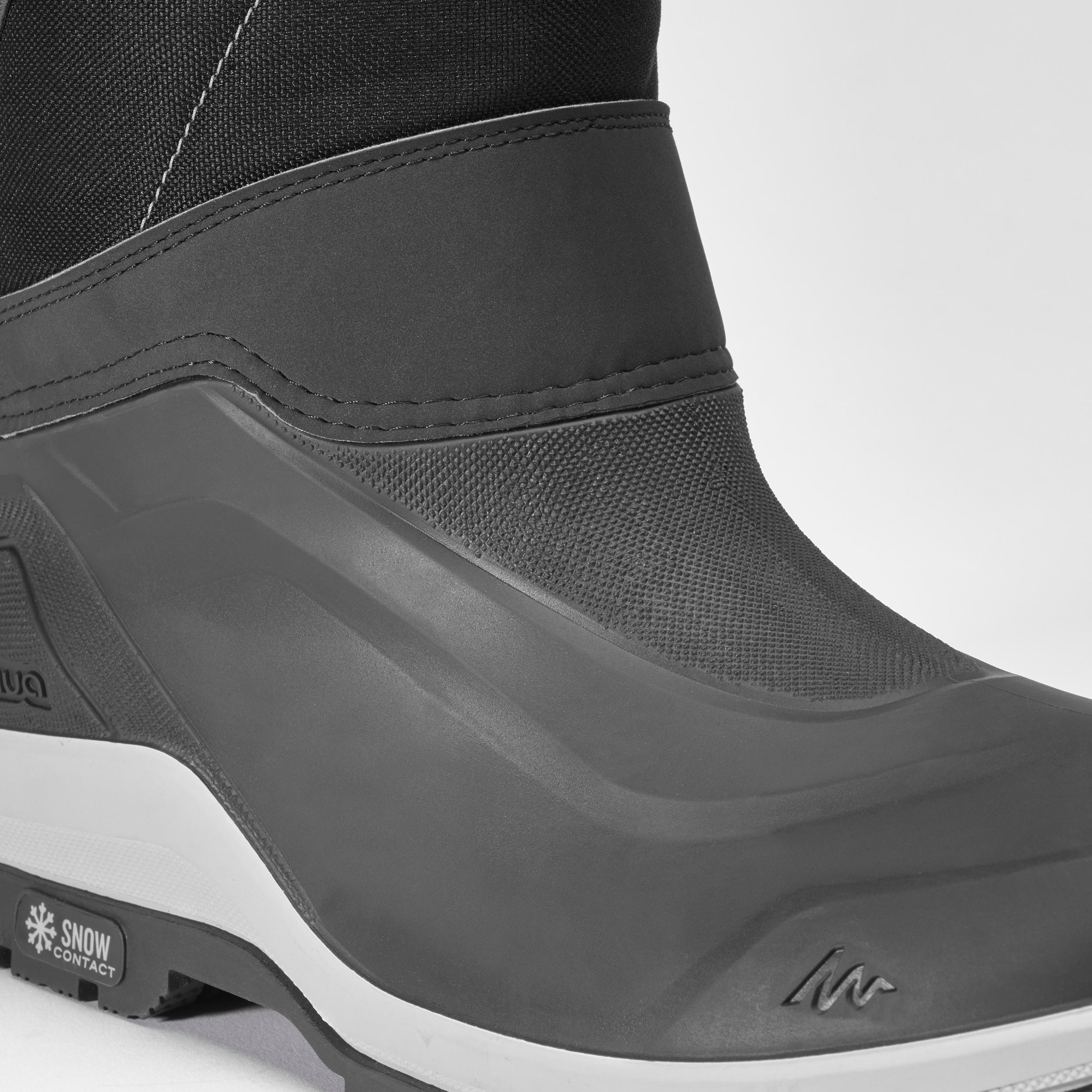 BOTAS SENDERISMO DE NIEVE HOMBRE SH500 X-WARM NEGRO - Decathlon