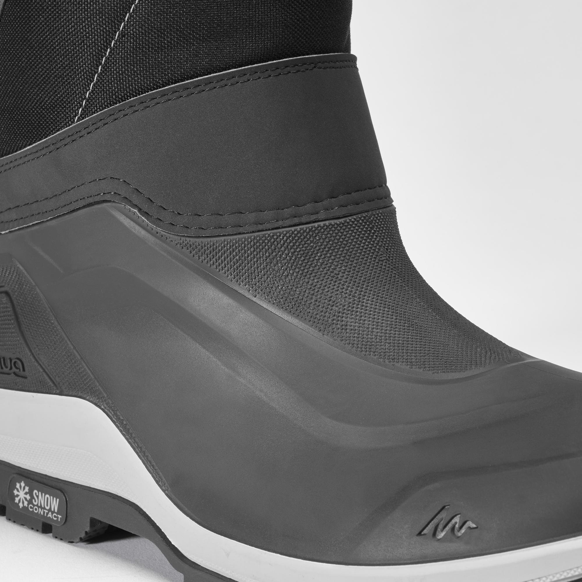 Warme waterdichte wandellaarzen voor de sneeuw heren SH500 X-warm rits |  QUECHUA | Decathlon.nl