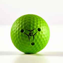 PUTTING BALL X3 - INESIS BLUE/GREEN