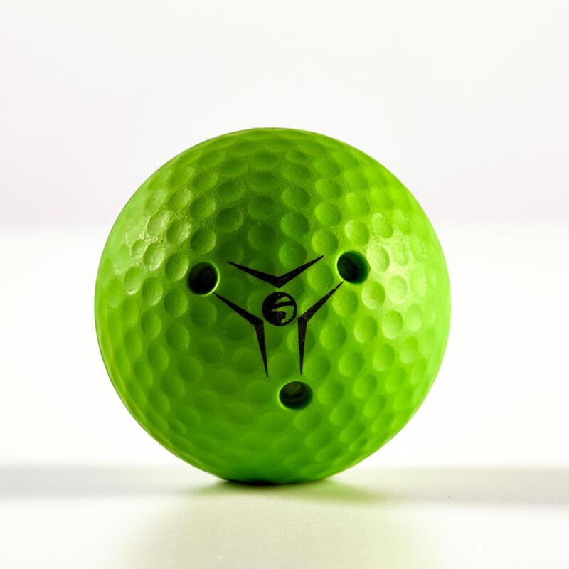 Golfové patovací míčky 3 ks modro-zelené