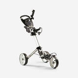 Golf Compact 3 Wheel Trolley White