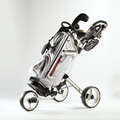 Trolleys de Golfe Golf - Carrinho Golf 3 Rodas Branco INESIS - Transporte de Golf