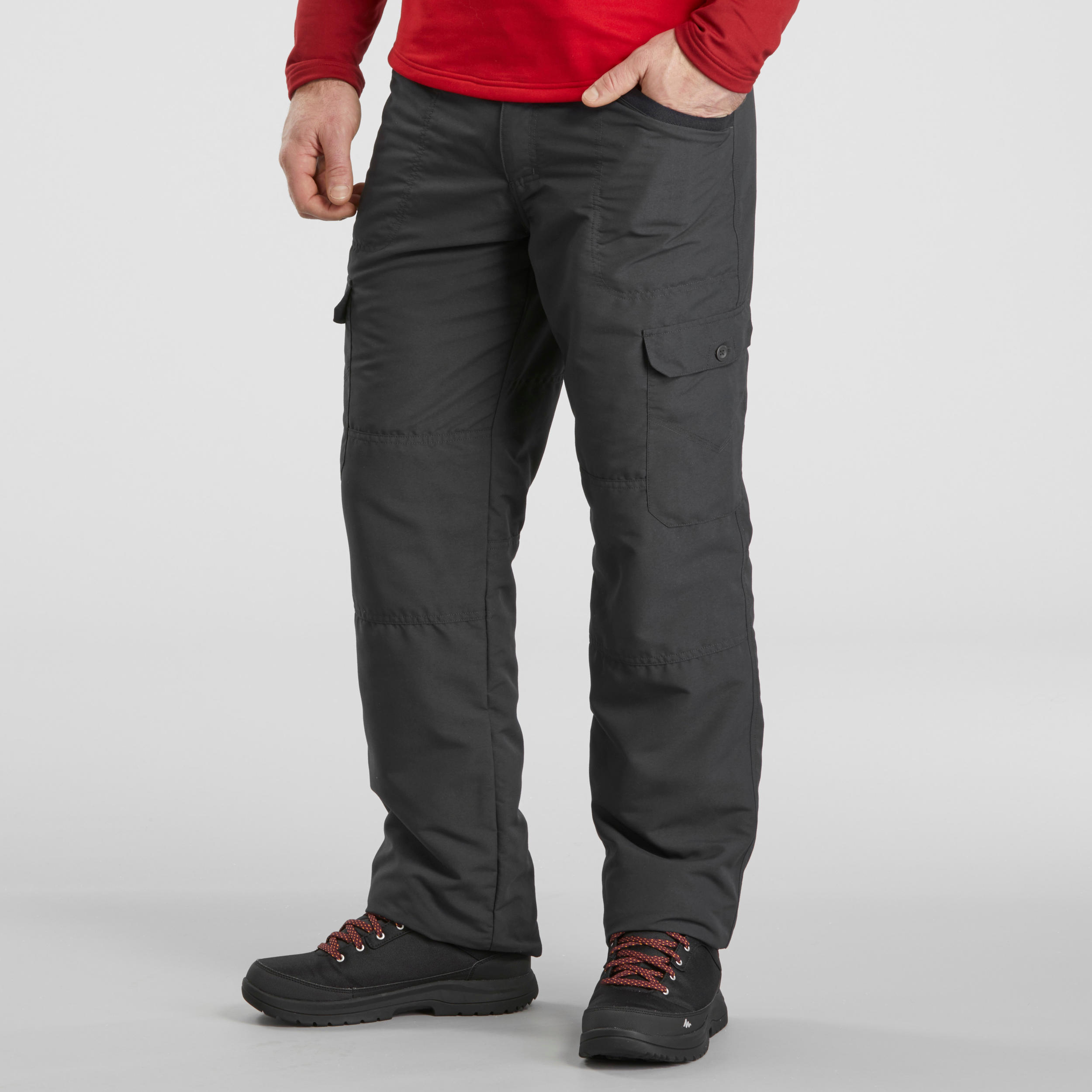 Buy MENS SNOW HIKING WARM WATER REPELLENT STRETCH TROUSERS SH500 XWARM  online  Looksgudin