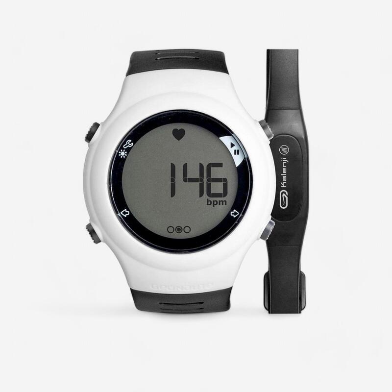 Montre running cardio - ONRHYTHM 110 blanche