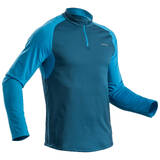 Men's Long-sleeved Warm Hiking T-shirt - SH100 WARM.