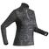 Tee-shirt de randonnée neige manches longues femme SH500 warm noir